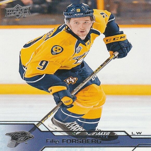 Filip Forsberg Nashville Predators NHL Hockey Card Collection - 4 Card Set - Picture 5 of 5